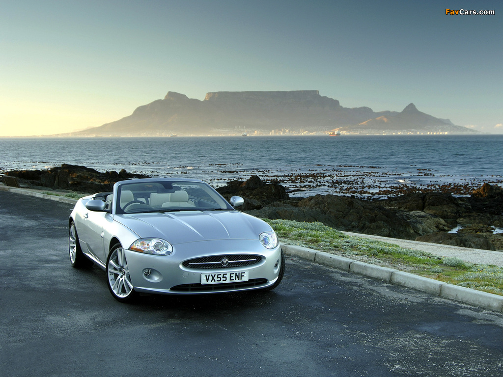 Jaguar XK Convertible 2006–09 wallpapers (1024 x 768)