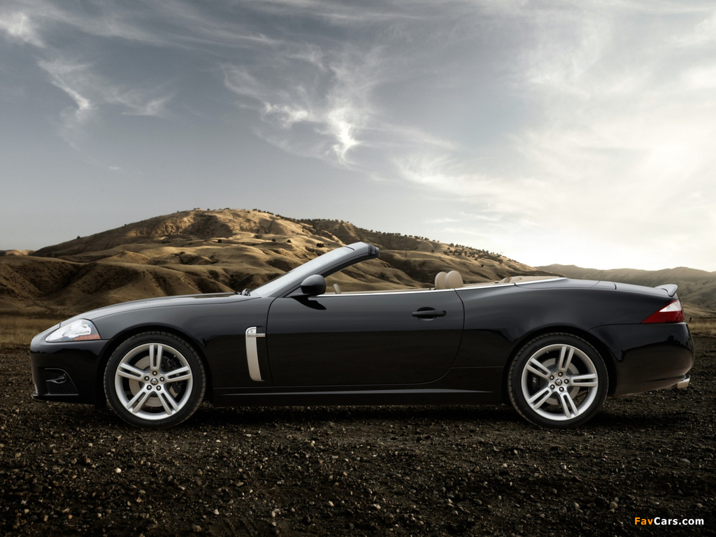 Jaguar XKR Convertible 2007–09 wallpapers (1024 x 768)