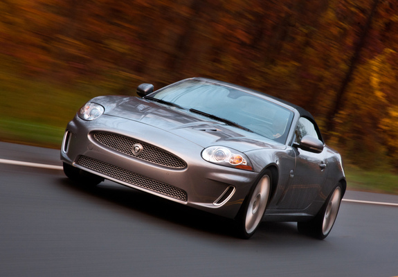 Jaguar XKR Convertible US-spec 2009–11 wallpapers