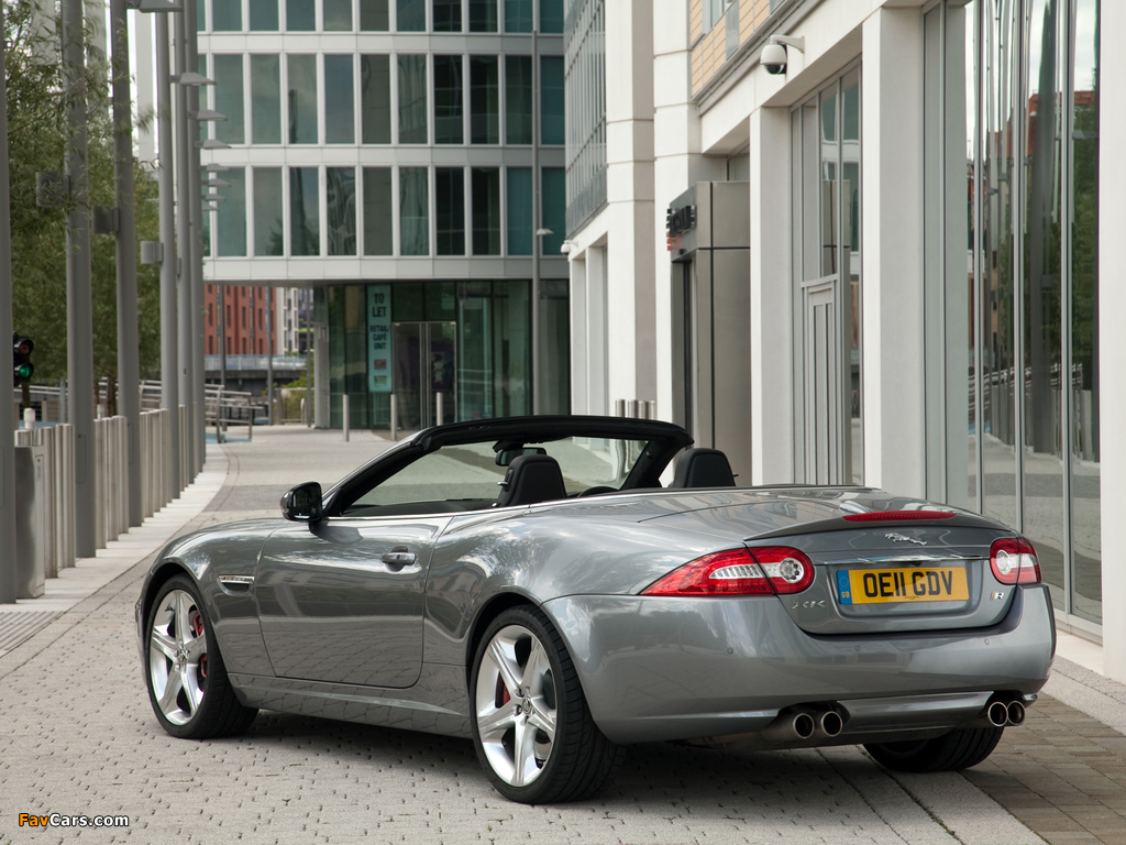 Jaguar XKR Convertible UK-spec 2011 wallpapers (1024 x 768)