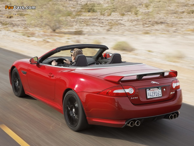 Jaguar XKR-S Convertible US-spec 2011 wallpapers (640 x 480)