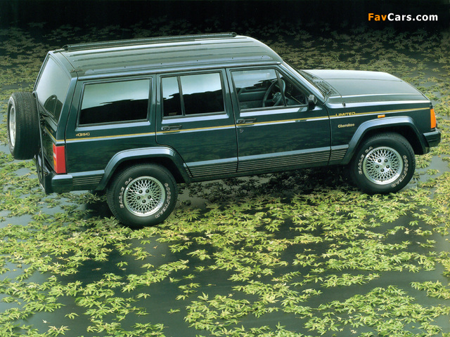 Images of Jeep Cherokee Limited JP-spec (XJ) 1993–96 (640 x 480)