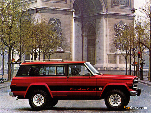 Jeep Cherokee 3-door (SJ) 1978–83 images (640 x 480)