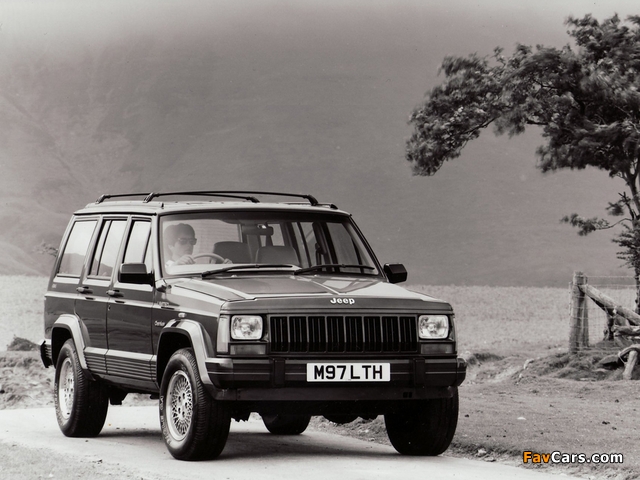 Jeep Cherokee Limited UK-spec (XJ) 1993–96 pictures (640 x 480)
