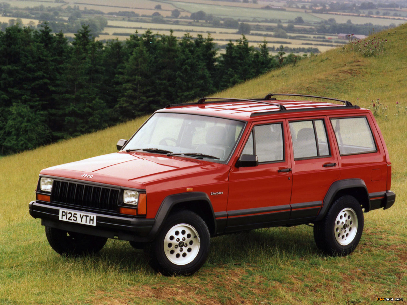 Jeep Cherokee UK-spec (XJ) 1993–96 wallpapers (1600 x 1200)
