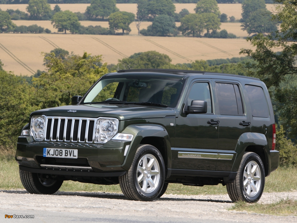 Jeep Cherokee Limited RD UK-spec (KK) 2007 photos (1024 x 768)