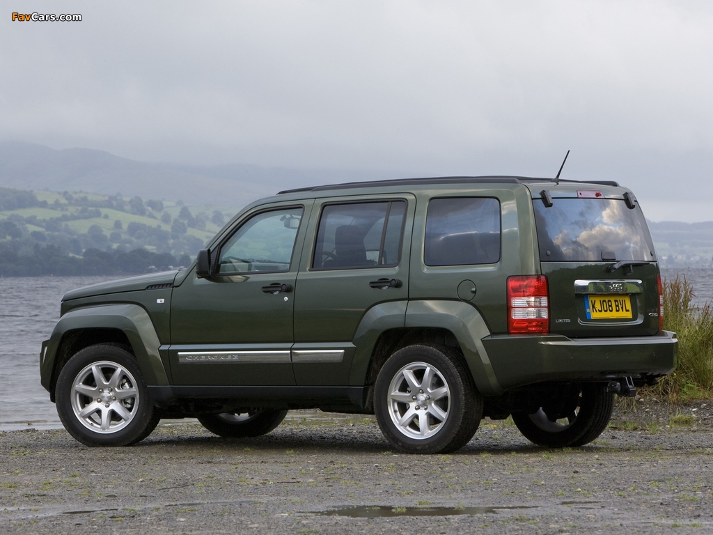 Jeep Cherokee Limited RD UK-spec (KK) 2007 pictures (1024 x 768)