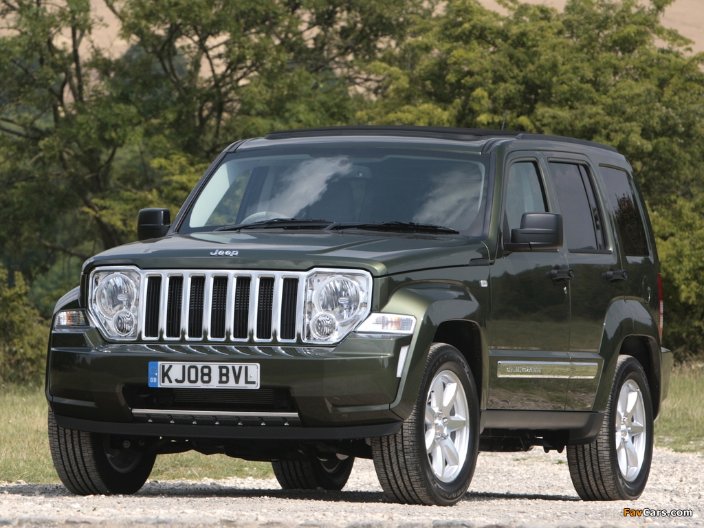 Pictures of Jeep Cherokee Limited RD UK-spec (KK) 2007 (1024 x 768)