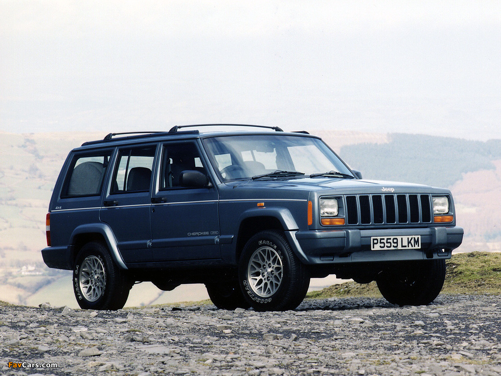 Jeep Cherokee Limited UK-spec (XJ) 1998–2001 wallpapers (1024 x 768)