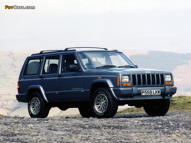 Jeep Cherokee Limited UK-spec (XJ) 1998–2001 wallpapers (640 x 480)