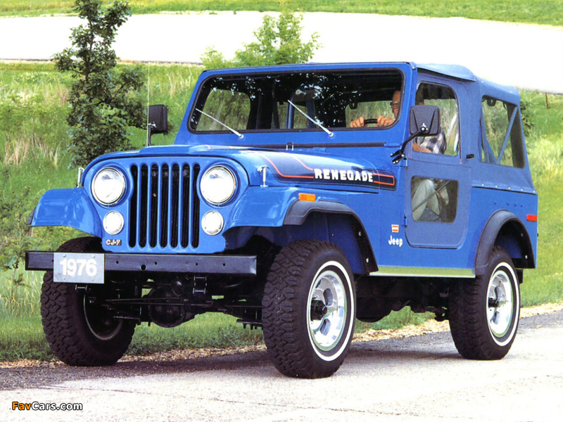 Jeep CJ-7 Renegade 1976–82 pictures (800 x 600)