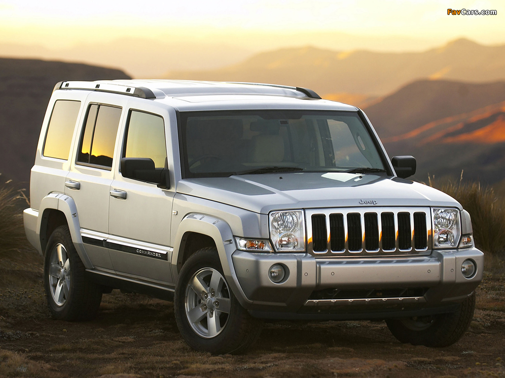 Images of Jeep Commander Limited ZA-spec (XK) 2006–09 (1024 x 768)