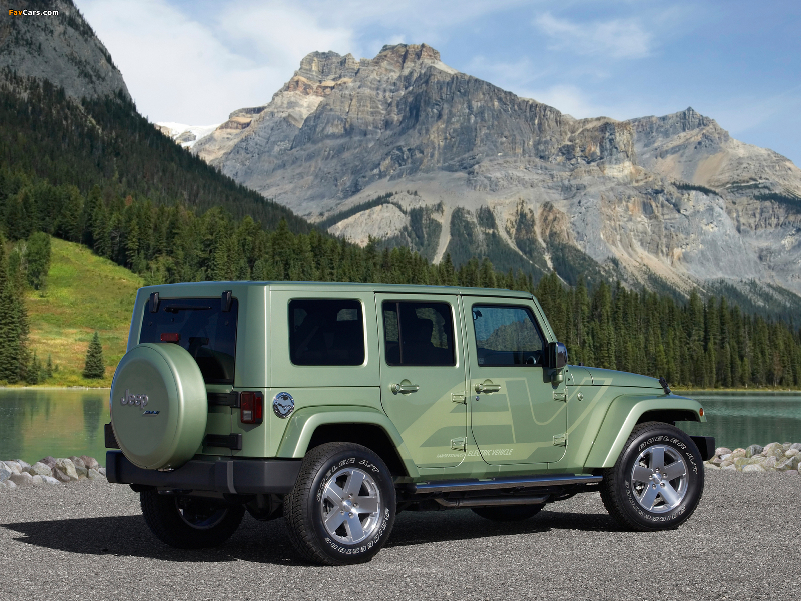 Jeep Wrangler Unlimited EV Concept (JK) 2009 images (1600 x 1200)