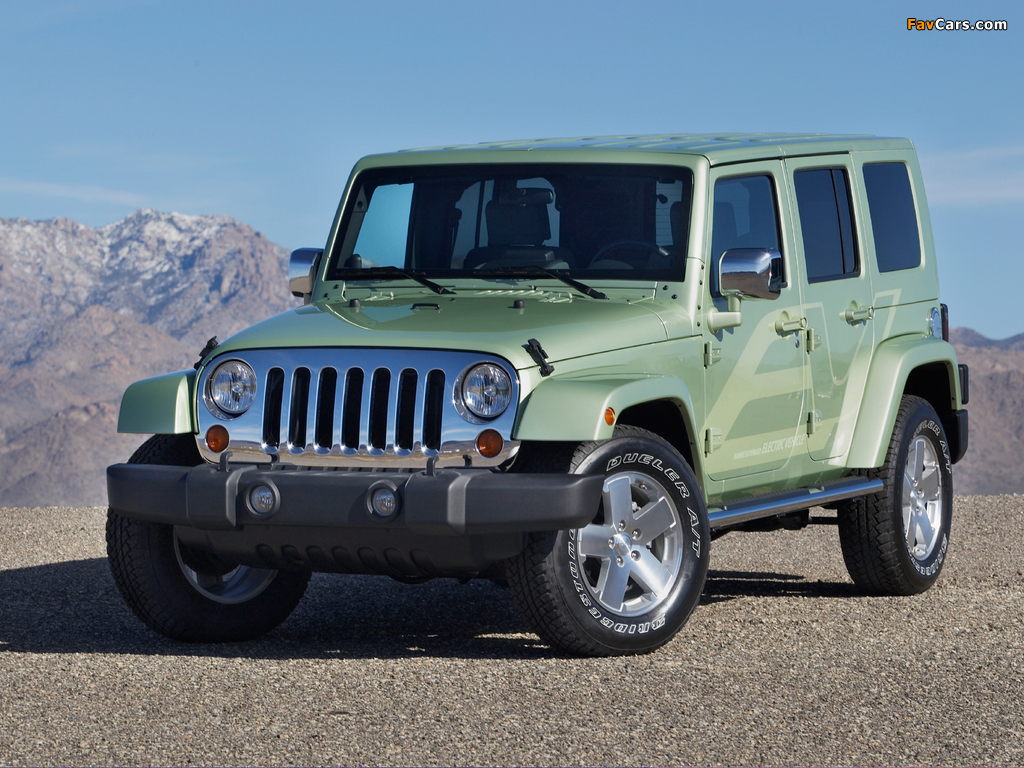 Jeep Wrangler Unlimited EV Concept (JK) 2009 images (1024 x 768)