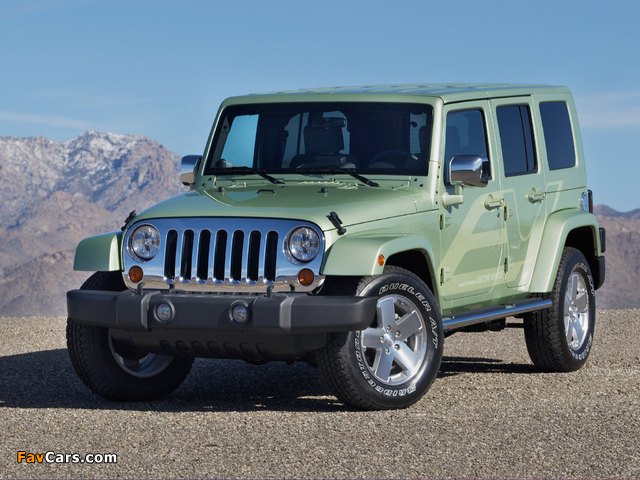 Jeep Wrangler Unlimited EV Concept (JK) 2009 images (640 x 480)