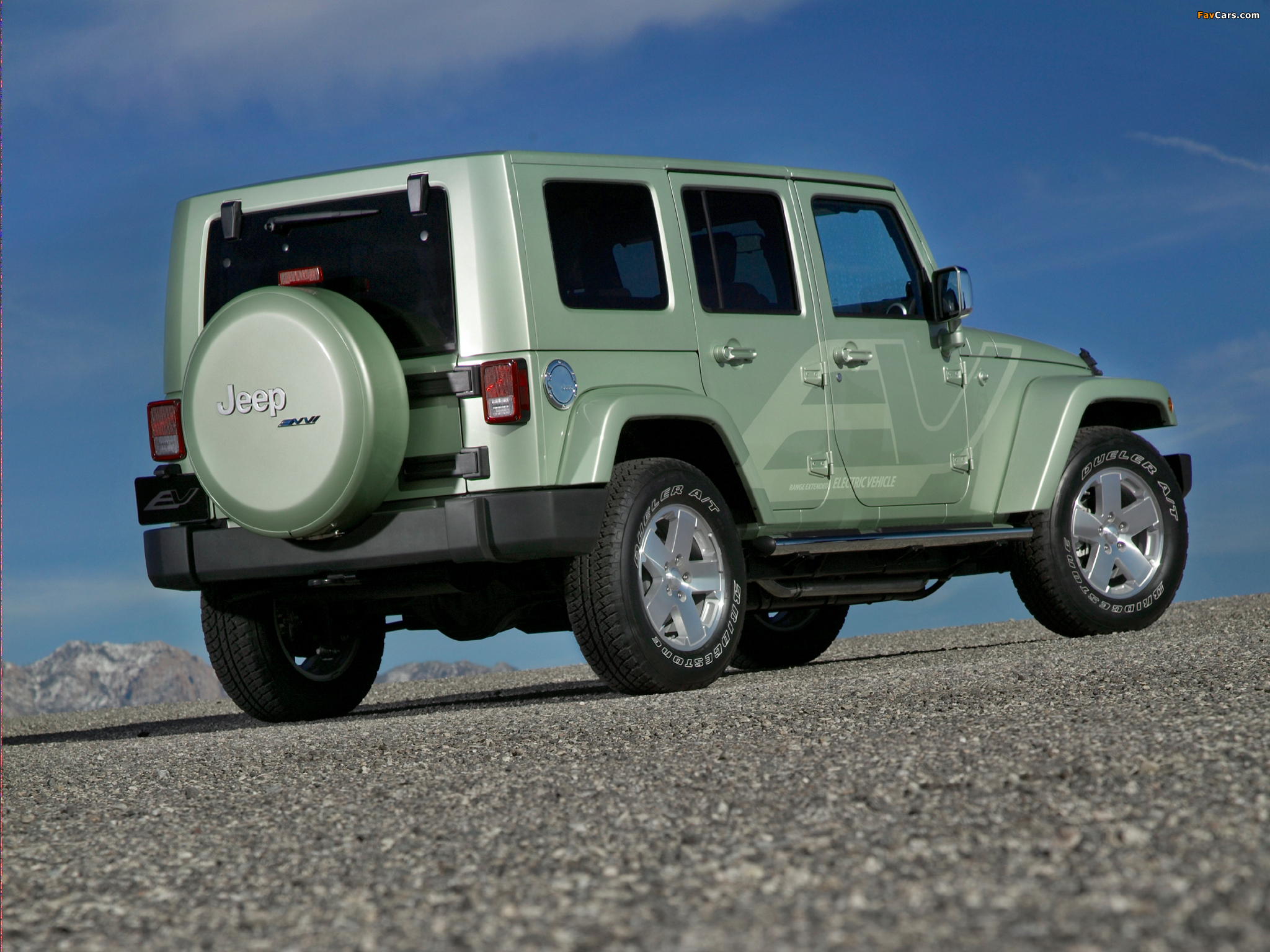 Jeep Wrangler Unlimited EV Concept (JK) 2009 wallpapers (2048 x 1536)