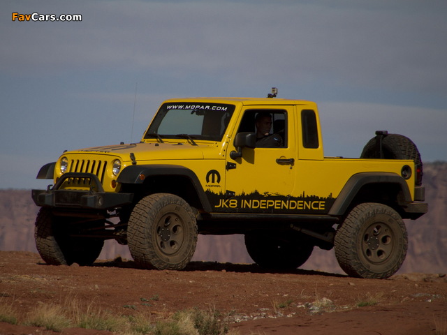 Mopar Jeep Wrangler JK-8 Independence Concept (JK) 2011 images (640 x 480)