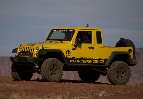 Mopar Jeep Wrangler JK-8 Independence Concept (JK) 2011 images