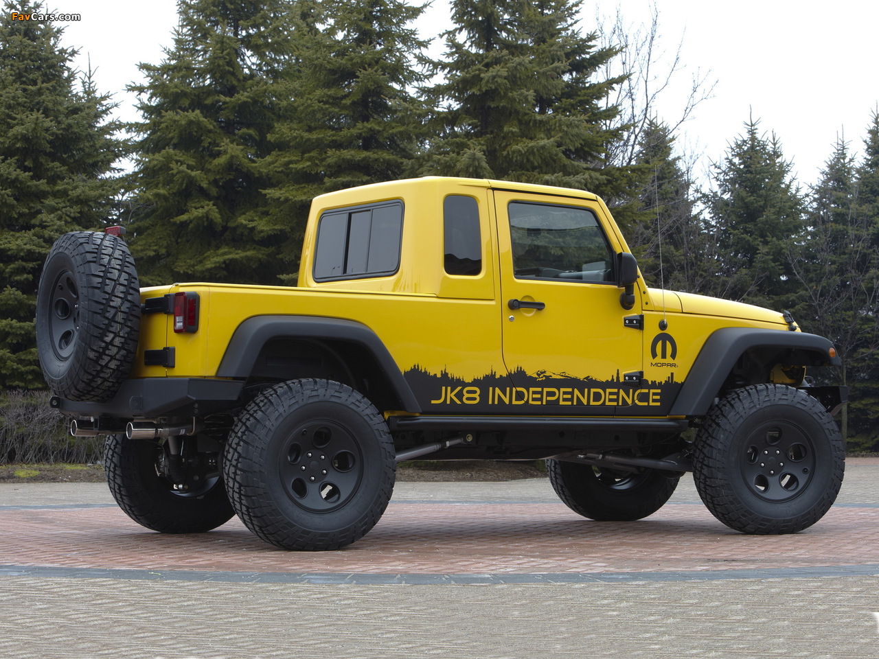 Mopar Jeep Wrangler JK-8 Independence Concept (JK) 2011 photos (1280 x 960)