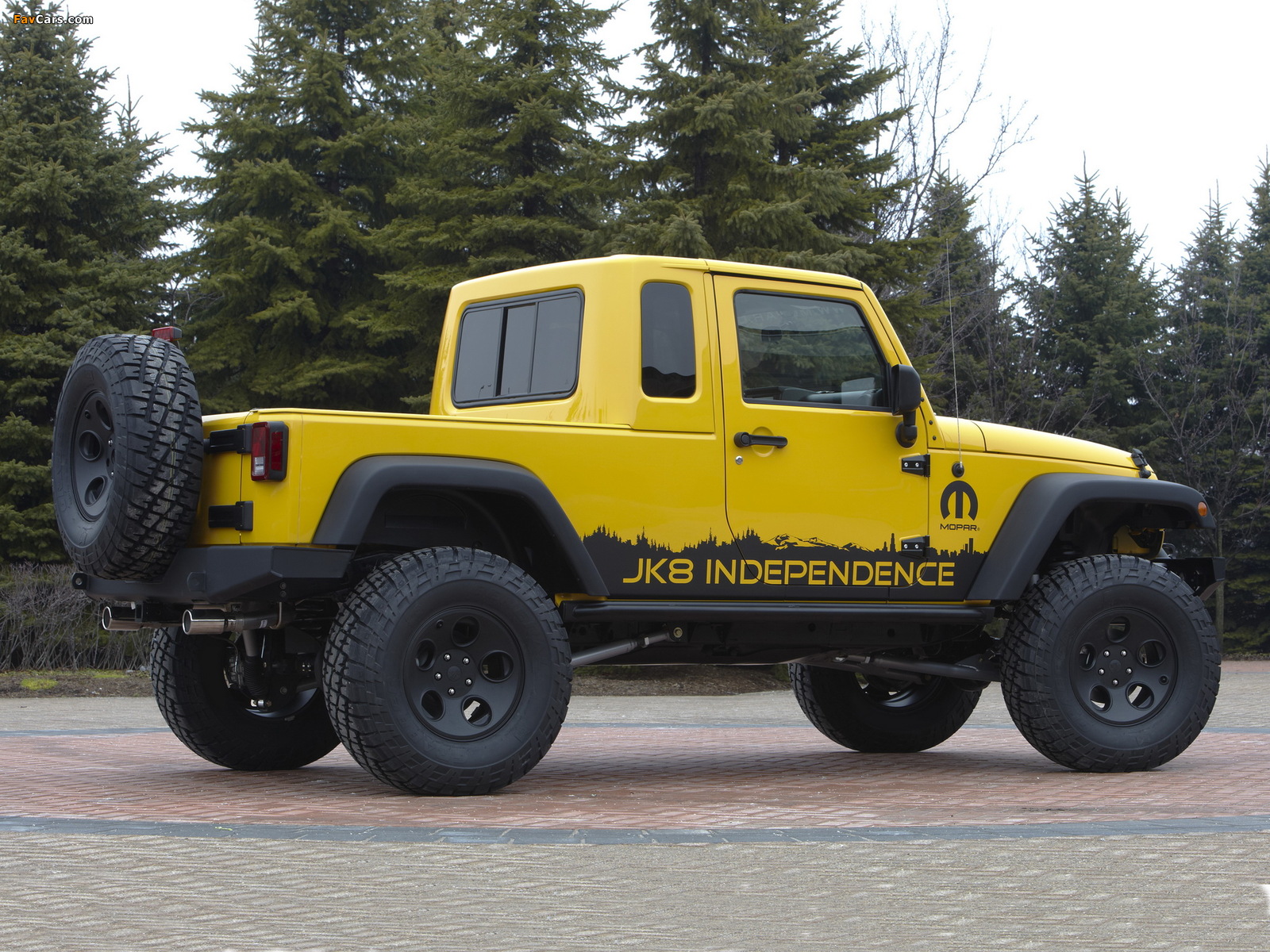 Mopar Jeep Wrangler JK-8 Independence Concept (JK) 2011 photos (1600 x 1200)