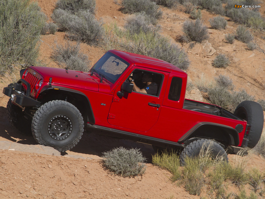 Mopar Jeep Wrangler JK-8 Concept (JK) 2012 wallpapers (1024 x 768)