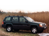 Images of Jeep Grand Cherokee Laredo UK-spec (ZJ) 1996–98