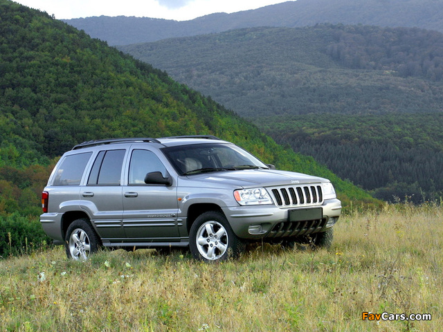 Images of Jeep Grand Cherokee Overland (WJ) 2002–04 (640 x 480)