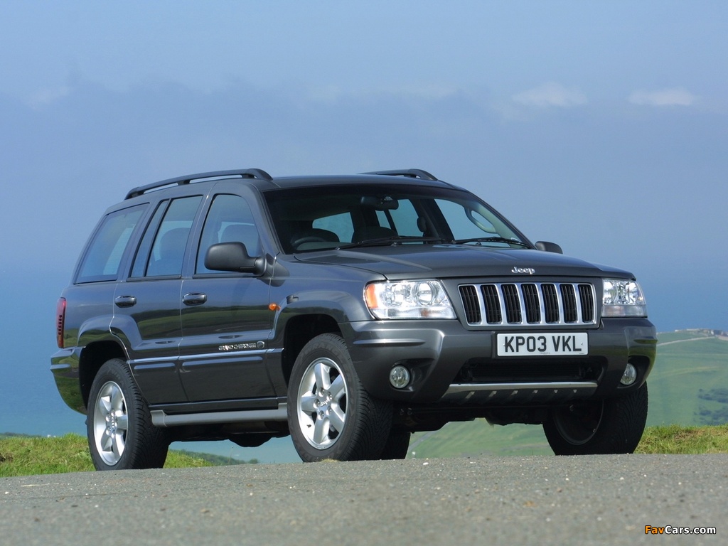 Images of Jeep Grand Cherokee Overland UK-spec (WJ) 2003–04 (1024 x 768)