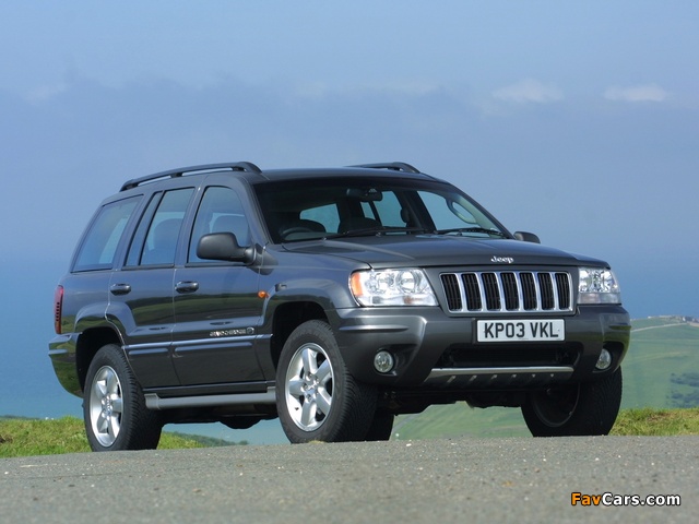 Images of Jeep Grand Cherokee Overland UK-spec (WJ) 2003–04 (640 x 480)