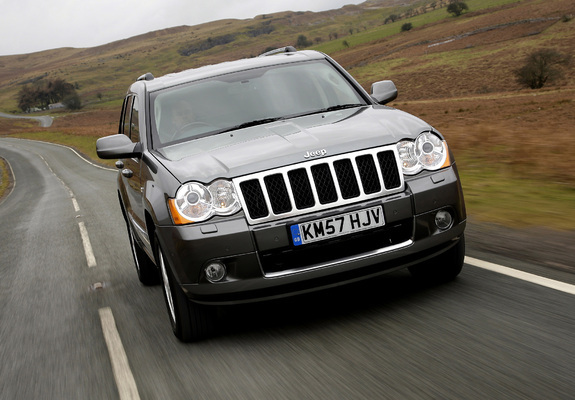 Images of Jeep Grand Cherokee Overland UK-spec (WK) 2008–10