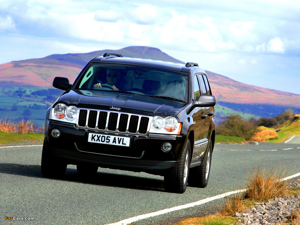Images of Jeep Grand Cherokee CRD Limited UK-spec (WK) 2005–07 (1024 x 768)