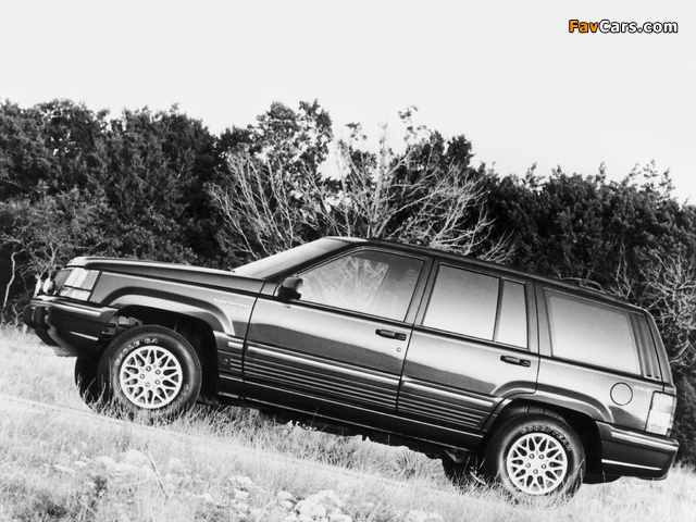 Jeep Grand Cherokee Limited (ZJ) 1993–96 photos (640 x 480)