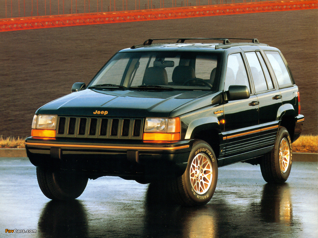 Jeep Grand Cherokee Limited (ZJ) 1993–96 photos (1024 x 768)