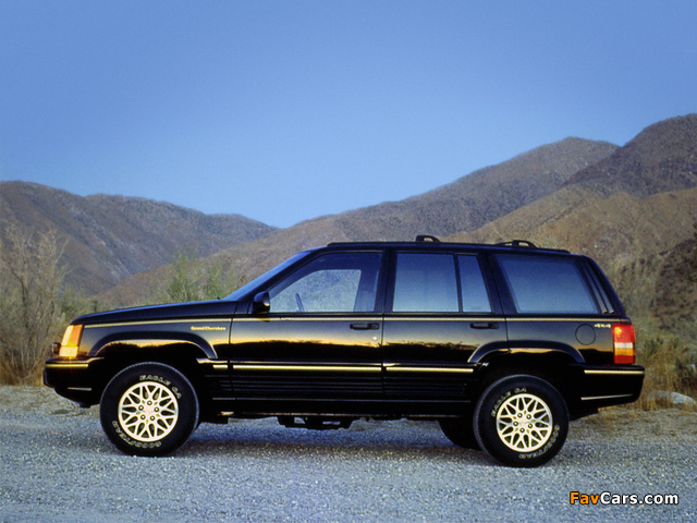 Jeep Grand Cherokee Limited (ZJ) 1993–96 pictures (640 x 480)