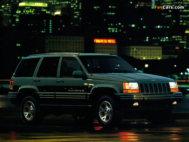Jeep Grand Cherokee Limited JP-spec (ZJ) 1996–98 images (640 x 480)