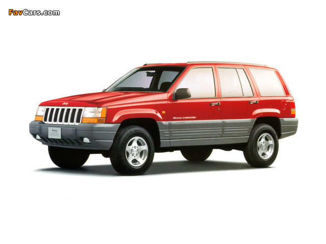 Jeep Grand Cherokee Laredo JP-spec (ZJ) 1996–98 photos (640 x 480)