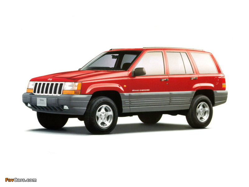Jeep Grand Cherokee Laredo JP-spec (ZJ) 1996–98 photos (800 x 600)