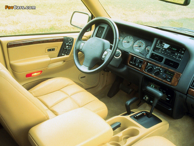Jeep Grand Cherokee Limited (ZJ) 1996–98 wallpapers (640 x 480)