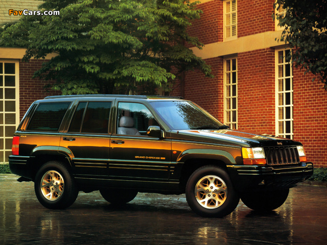 Jeep Grand Cherokee Limited JP-spec (ZJ) 1996–98 wallpapers (640 x 480)