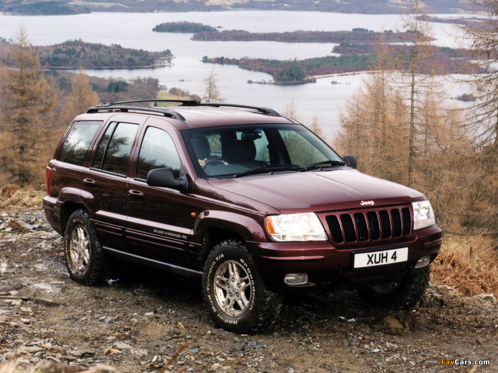 Jeep Grand Cherokee UK-spec (WJ) 1998–2003 wallpapers (1024 x 768)