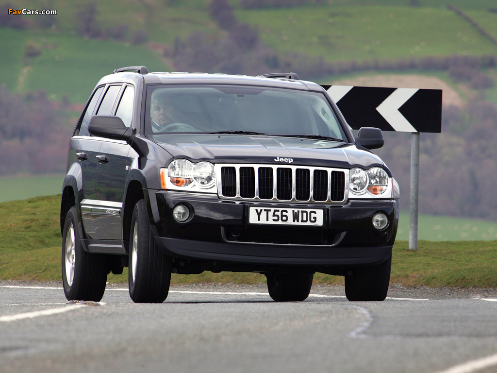 Jeep Grand Cherokee 5.7 Limited UK-spec (WK) 2005–10 images (1024 x 768)