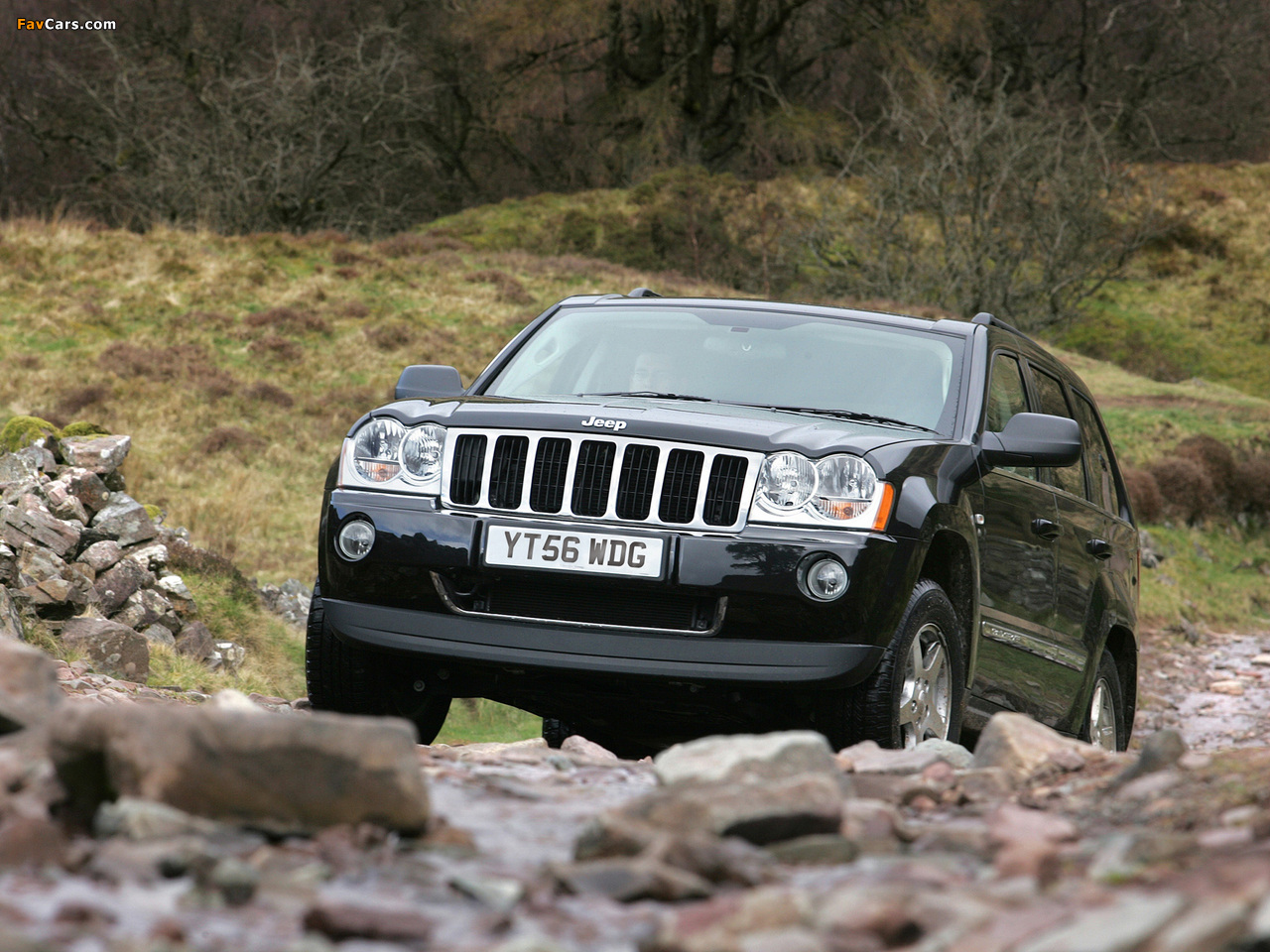 Jeep Grand Cherokee 5.7 Limited UK-spec (WK) 2005–10 photos (1280 x 960)