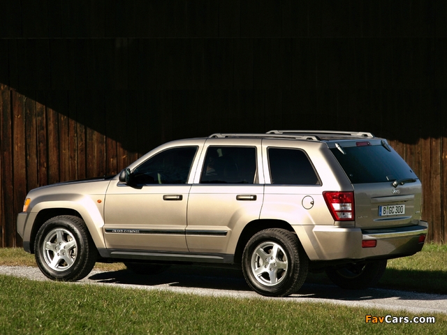 Jeep Grand Cherokee CRD Limited (WK) 2005–07 pictures (640 x 480)