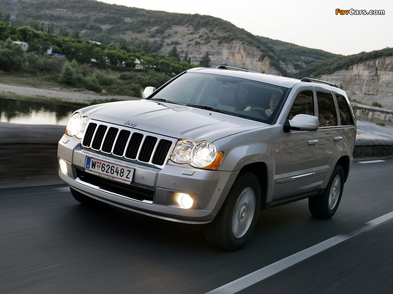 Jeep Grand Cherokee CRD Overland (WK) 2008–10 images (800 x 600)