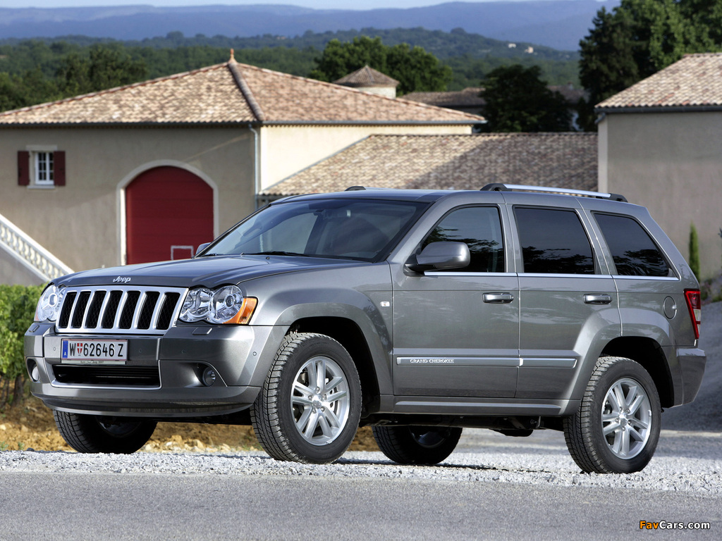 Jeep Grand Cherokee CRD Overland (WK) 2008–10 pictures (1024 x 768)