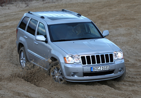 Jeep Grand Cherokee CRD Overland (WK) 2008–10 wallpapers