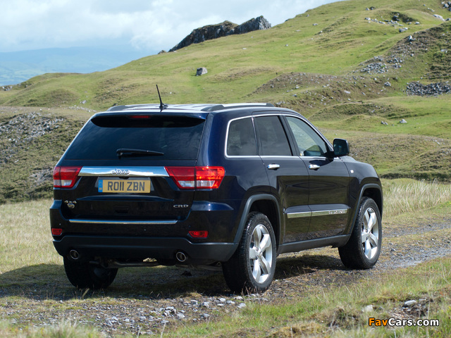 Jeep Grand Cherokee UK-spec (WK2) 2011 wallpapers (640 x 480)