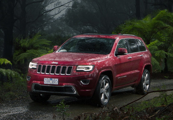 Jeep Grand Cherokee Overland AU-spec (WK2) 2013 images