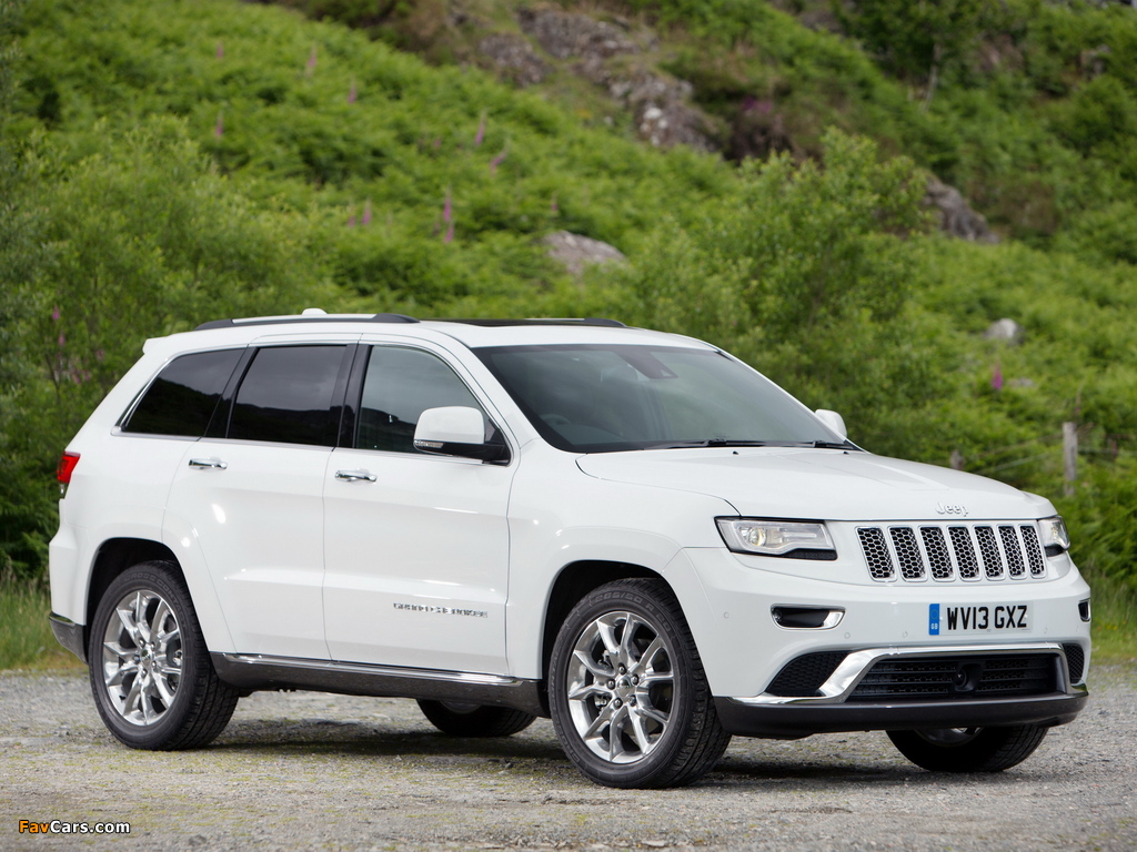 Jeep Grand Cherokee Summit UK-spec (WK2) 2013 photos (1024 x 768)