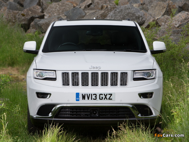 Jeep Grand Cherokee Summit UK-spec (WK2) 2013 photos (640 x 480)